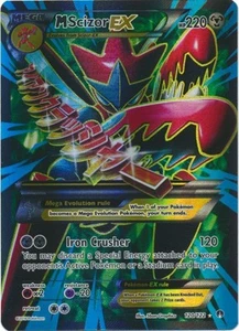 Mega-Scizor-EX - 120/122 - Full Art Ultra Rare LP, English Pokemon BREAKPoint - Picture 1 of 1