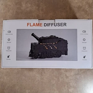 Locomotive Flame Ultrasonic Aroma Diffuser 300ml Humidifier w/ Remote - Picture 1 of 3