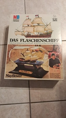 Vintage -  Bausatz  "das Flaschenschiff" von MB Spiele in OVP, ungebaut, vintage - Bild 1 von 4