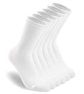 3-6 Pack Womens Crew Lightweight Thin Casual Calf Socks Size 6-11 - Picture 1 of 6