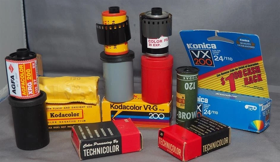 Película caducada: Super8 - 35 mm - 120 - 110 - Disco - 127 - Correos prepagos Foto 1 de 1