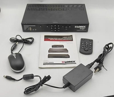 Lorex Edge LH324000 4 Channel H.264 Network DVR Digital Video Recorder - 500GB - Image 1 of 4