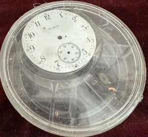 VINTAGE 16 SIZE ELGIN POCKET WATCH MOVEMENT, GR. 313, KEEPING TIME, YEAR 1911 - Picture 1 of 6