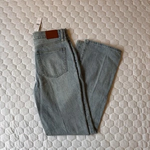 J. CREW Women's Blue Full Length Demi Boot jeans SIZE 28 Tall NWT - Picture 1 of 8
