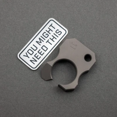 ¡NUEVO! Abridor de botellas/palanca de titanio Playge Pryop V2, sello de rata y YMNT, hecho en EE. UU. Foto 1 de 4