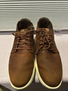 Timberland Bradstreet Ultra Chukka A2GV3 Brown Leather Shoes Men's size 13 - Picture 1 of 6