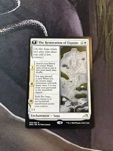 The Restoration Of Eiganjo Rare Saga Kamigawa Neon Dynasty MTG 34 - Picture 1 of 2