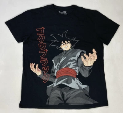 Dragon Ball Super Goku  Anime Graphic T-shirt Men Large Black Short Sleeve - Image 1 of 4