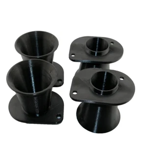 4* Air Intake Carburetors Velocity Stack For Keihin CVK Kawasaki ZZR - Picture 1 of 8