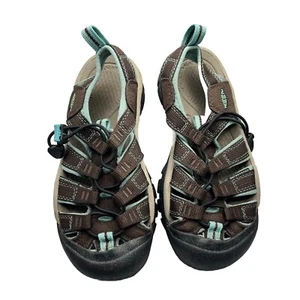 Keen Women’s Sandal Outdoor Hiking Gray and Teal Size 5.5 - Picture 1 of 9