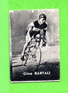 GINO BARTALI ITALIA  CYCLING CARD EDIZIONI NANNINA 1951 ULTRARARE