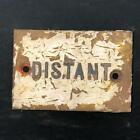 Lnwr Distant Signal Lever Plate Cast Iron Sign Railway Box