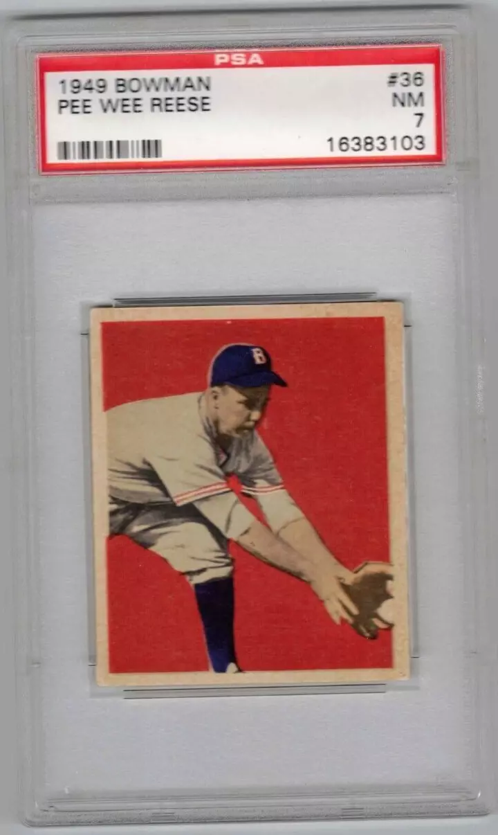 Pee Wee Reese, 1949 Bowman #36 PSA 7