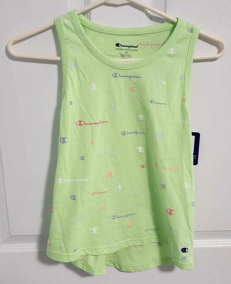 Champion Girls' Collegiate Print Tank Top 883CG - Size Medium - Image 1 of 1