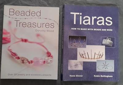 Craft Bundle - Beaded Treasures Book & Tiaras with  Beads & Wires Book - Image 1 of 4