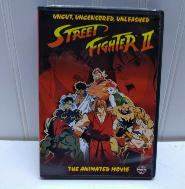 Street Fighter II V: the Revenge of Ashura vintage Anime Vhs