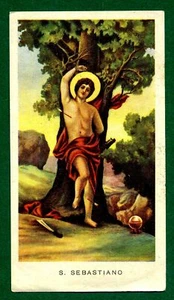  santino holy card image pieuse  S.Sebastiano Con Preghiera - Picture 1 of 1