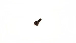 10 Stück Kunststoff Schraube schwarz M 2 x 8 mm Zylinderkopf mit Schlitz - Picture 1 of 2