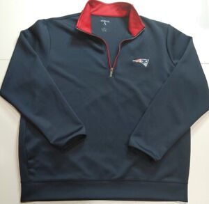 New England Patriots Men's Antigua 1/4-Zip Pullover XL