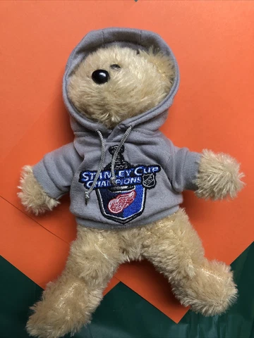 Detroit Red Wings 2008 Stanley cup champions Plush Bear Forever Collectibles NHL Cover