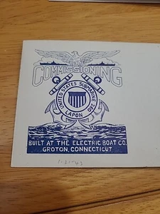 Commissioning of U.S.S. LAPON 260 FDC Envelope Unmailed. - Picture 1 of 1