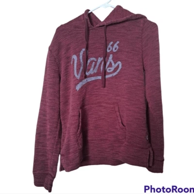 Sudadera con capucha Vans Borgoña para mujer Foto 1 de 4
