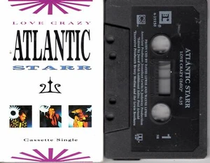 Atlantic Starr Love Crazy 1991 OG Cassette Tape Single R&B Hiphop - Picture 1 of 2