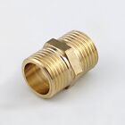 1 X  Brass Hose Connector Hose Adapter Male To Male 1/4 Inch Connector Fitting