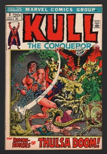 KULL, THE CONQUEROR #3, Marvel, 1972, NM- CONDITION, DEMONS OF THULSA DOOM! - Picture 1 of 1