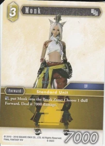 FINAL FANTASY TCG 1 X MONK 6-082C - LÁMINA COMUN N0T - TIERRA - Imagen 1 de 1