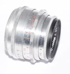 Meyer Gorlitz Trioplan 2,9/50mm Red V Nr1962686 M42 TM42 - Picture 1 of 3