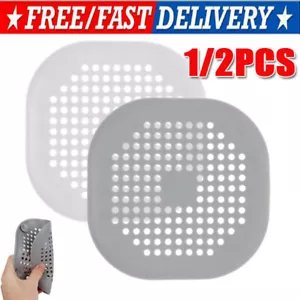 1/2pc Bathroom Drain Hair Catcher Stopper Plug Sink Strainer Filter Shower Cover - Picture 1 of 13