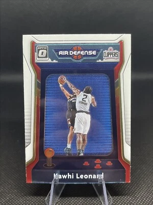 2020-21 Donruss Optic #4 Kawhi Leonard Air Defense NBA Los Angeles Clippers - Image 1 of 2