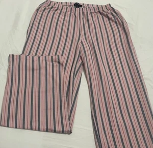 SIMPLY VERA Vera Wang pink striped pajama BOTTOMS ONLY women's Size SMALL - Picture 1 of 13