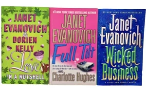 3 Janet Evanovich 1st Edition Paperback Novels Early 2000s - Imagen 1 de 8