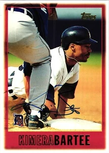 KIMERA BARTEE 1997 Topps Signed MLB Baseball Card #309 Signed Detroit Tigers RIP - Picture 1 of 2