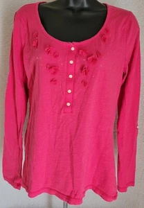 SO Juniors Womens Shirt Size L Large Pink - Picture 1 of 24