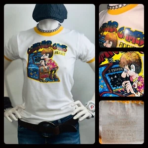 VTG 80s Arcade Game computer video PAC-man Atari nes coleco sega t-shirt EUC EXC - Picture 1 of 22