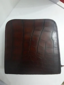 OFFICINA ITALIA BOX CASE HOLDER FOR WATCHES LEATHER, BROWN COLOR - Picture 1 of 24