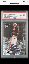 1999-00 Fleer Ultra WNBA Platinum Medallion #6P Toni Foster 74/99 PSA 8