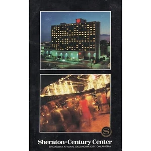 Cartolina non spedita Sheraton-Century Center Oklahoma City Oklahoma - Foto 1 di 2