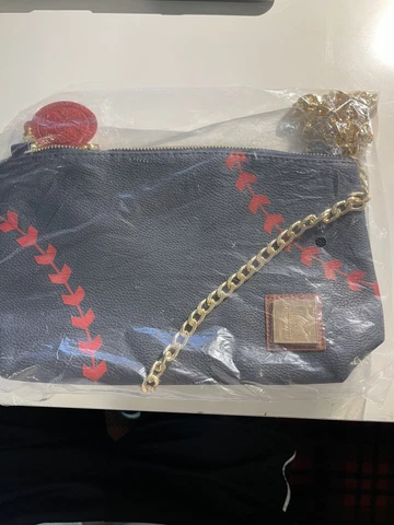 NEW St Louis Cardinals Purse Bag Crossbody Navy Blue Gold Chain SGA MOTHER’S DAY Cover