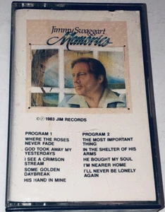 Jimmy Swaggart Memories Southern Gospel Music Cassette 1S16 - Picture 1 of 4
