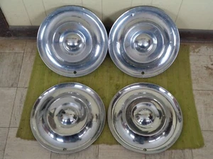 1954 Chrysler HUB CAPS 15" Set of 4 Mopar Wheel Covers Hubcaps 54 - Bild 1 von 6