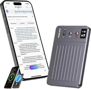 AI Voice Recorder, |Custom Summary|Real-time Translation|Wireless Charging. - Picture 1 of 7