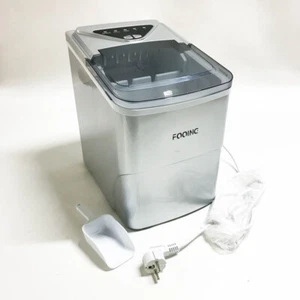 Eiswürfelmaschine, Ice Maker mit Selbstreinigungsfunktion,15kg/24h, 9 Eiswürfel - Bild 1 von 7