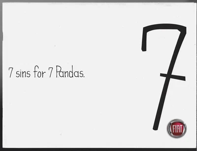 Fiat Panda 2009-10 UK Market Brochure Active Dynamic Eleganza 100hp 4x4 Cross - Image 1 of 2