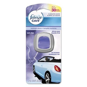 Febreze Car Vent Air Freshener, Midnight Storm, 0.06 Oz, Pack of 8 - Picture 1 of 2