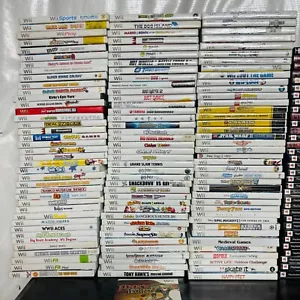 U PICK - Nintendo Wii Games - Kirby Mario Party 8 Sonic Zelda Lego Sports Resort - Picture 1 of 7