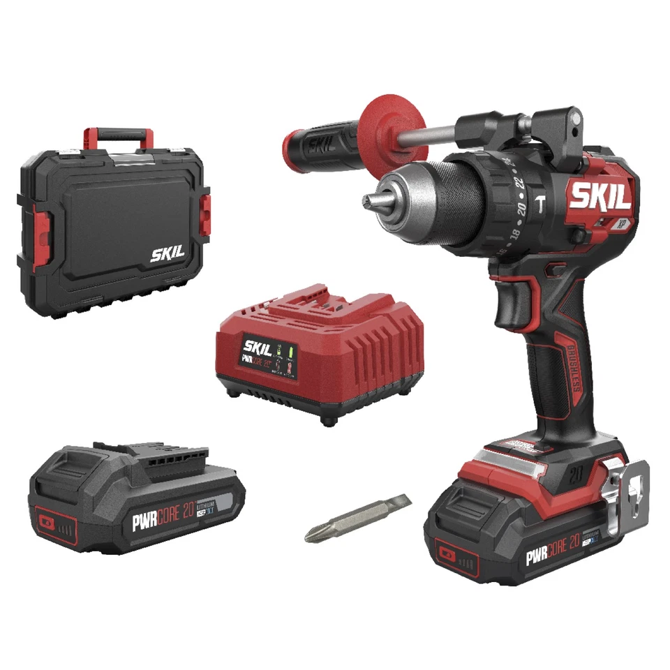 Perceuse à percussion sans fil Skil 20V 3085HC (boîtier 2x2,0 Ah) - Photo 1/1